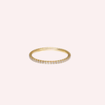 Pre-Owned Cartier Étincelle de Cartier Pavé Wedding Band in 18K Yellow Gold with Diamonds – 1.52 mm - Image 2