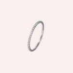 Pre-Owned Cartier Étincelle de Cartier Pavé Wedding Band in 18K White Gold with Diamonds – 1.52 mm - Image 3