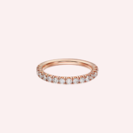 Pre-Owned Cartier Étincelle de Cartier Semi-Pavé Wedding Band in 18K Rose Gold with Diamonds – 2.6 mm - Image 3