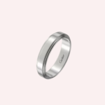 Pre-Owned Cartier d'Amour Wedding Band in Platinum – 5 mm - Image 3