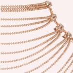 Pre-Owned Agrafe Necklace, Semi-Paved, 18K Rose Gold - Image 3
