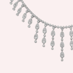 Pre-Owned Pluie de Cartier Necklace, Diamond Set, 18K White Gold - Image 3