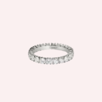 Pre-Owned Cartier Destinée Pavé Wedding Band in Platinum with Diamonds – 3.3 mm - Image 3