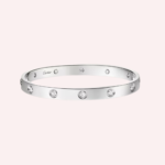 Pre-Owned Cartier LOVE Bracelet, Classic Model, 10 Diamonds, White Gold - Image 2