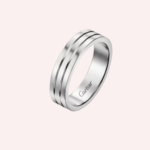 Pre-Owned Cartier Vendôme Louis Cartier Wedding Band in 18K White Gold – 4.8 mm - Image 3