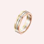 Pre-Owned Cartier Vendôme Louis Cartier Wedding Band in 18K Gold – 4.8 mm - Image 3