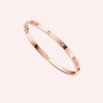 Pre-Owned Cartier LOVE Bracelet, Classic Model, 10 Diamonds, Rose Gold - Image 3