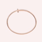 Pre-Owned Cartier Juste un Clou Bracelet, Small Model, Reverse-Set Diamonds, Rose Gold - Image 3