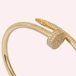 Pre-Owned Cartier Juste un Clou Bracelet, Classic Model, Diamonds, Yellow Gold - Image 3