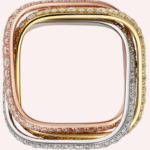 Pre-Owned Cartier Trinity Ring with Pavé Diamonds in White, Rose, and Yellow Gold - Image 3