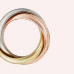 Pre-Owned Cartier Trinity Extra-Large Ring in White, Rose, and Yellow Gold - Image 2