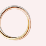 Pre-Owned Cartier Trinity Small Model Ring in White, Rose, and Yellow Gold - Image 3