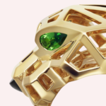Pre-Owned Panthère de Cartier Ring in 18K Yellow Gold with Onyx - Image 3