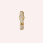 Pre-Owned Panthère de Cartier Small Model Pavé Diamond Ring in 18K Yellow Gold - Image 3