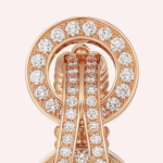 Pre-Owned Agrafe de Cartier Half-Pavé Diamond Ring in 18K Rose Gold - Image 3