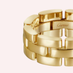 Pre-Owned Cartier Maillon Panthère Triple Row Ring in 18K Yellow Gold - Image 3