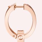 Pre-Owned Cartier LOVE Multiwear Half-Pavé Earrings with Diamonds in 18K Rose Gold - Image 2