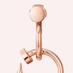 Pre-Owned Cartier Juste un Clou Double Earrings in 18K Rose Gold - Image 2