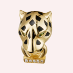 Pre-Owned Panthère de Cartier Diamond Earrings in 18K Yellow Gold - Image 3