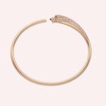 Pre-Owned Cartier Panthère de Cartier Bracelet, Small Model, Half-Pavé, Rose Gold - Image 2