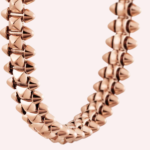 Pre-Owned Cartier Clash de Cartier Double-Row Pavé Hoop Earrings in 18K Rose Gold - Image 3