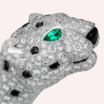 Pre-Owned Cartier Panthère de Cartier Bracelet, Full Pavé, White Gold - Image 3