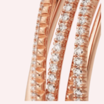 Pre-Owned Étincelle de Cartier Half-Pavé Diamond Bracelet in 18K Rose Gold - Image 3