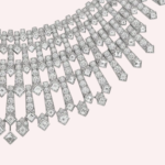 Pre-Owned Cartier Diamond Collection Bracelet in White Gold with Square-Shaped and Brilliant-Cut Diamonds - Image 3
