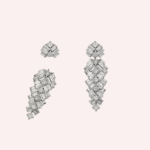 Pre-Owned Cartier Réflection de Cartier High Jewelry Diamond Earrings in 18K White Gold - Image 2