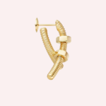 Pre-Owned Cartier Écrou de Cartier Single Right Earring in 18K Yellow Gold - Image 3
