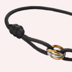 Pre-Owned Cartier Trinity Cord Bracelet in 18K White, Rose & Yellow Gold - Image 2