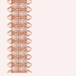 Pre-Owned Cartier Clash de Cartier Flexible Double-Row Pavé Diamond Bracelet in 18K Rose Gold - Image 3