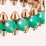 Pre-Owned Cartier Clash de Cartier Extra-Large Chrysoprase Bracelet in 18K Rose Gold - Image 2