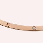 Pre-Owned Cartier LOVE Diamond Necklace in 18K Rose Gold - Image 3