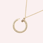 Pre-Owned Cartier Juste un Clou Diamond Pendant in 18K Yellow Gold - Image 3