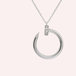 Pre-Owned Cartier Juste un Clou Diamond Pendant in 18K White Gold - Image 2