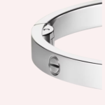 Pre-Owned Cartier LOVE Medium Model Bracelet in White Gold - Image 3