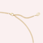 Pre-Owned Trinity Pendant Necklace, Large Model, Semi-Paved, 18K White, Rose & Yellow Gold - Image 4