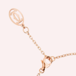 Pre-Owned Cartier d’Amour Pink Sapphire Bracelet in 18K Rose Gold - Image 2