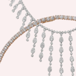 Pre-Owned Lignes Essentielles Necklace, Brilliant-Cut Diamonds, 18K Rose Gold - Image 3