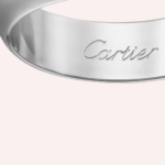 Pre-Owned Cartier 1895 Wedding Band in Platinum – 5 mm - Image 2