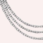Pre-Owned Lignes Essentielles Necklace, Brilliant-Cut Diamonds, 18K White Gold - Image 2
