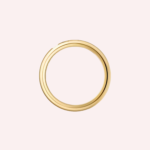 Pre-Owned Cartier C de Cartier Wedding Band in 18K Yellow Gold with Diamond – 4 mm - Image 2