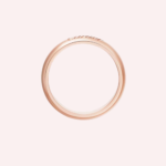 Pre-Owned Cartier C de Cartier Wedding Band in 18K Rose Gold – 4 mm - Image 2