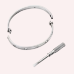 Pre-Owned Cartier LOVE Classic Model Pavé Bracelet in White Gold with Diamonds - Image 3