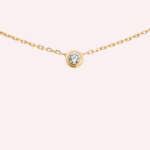Pre-Owned Cartier d’Amour Brilliant-Cut Diamond Pendant Necklace – Large Model, 18K Yellow Gold - Image 4