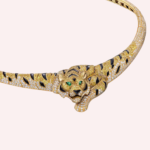 Pre-Owned Faune et Flore de Cartier Pavé Diamond Necklace with Yellow, Orange and Brown Diamonds – 18K Yellow Gold - Image 3