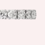 Pre-Owned Cartier Destinée Pavé Wedding Band in Platinum with Diamonds – 4.1 mm - Image 2