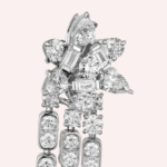Pre-Owned Cartier Diamond Collection Earrings in 18K White Gold with Pear-Shaped, Baguette-Cut, and Brilliant-Cut Diamonds - Image 5