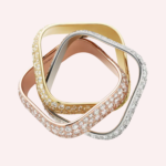 A Pre-Owned Cartier Trinity cushion-shaped large ring